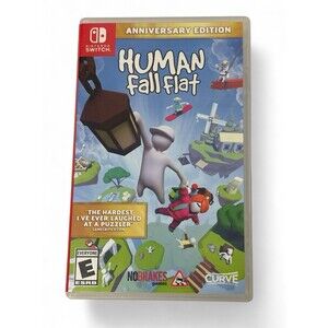 Human Fall Flat Anniversary Edition Nintendo Switch Game Tested Good Condition